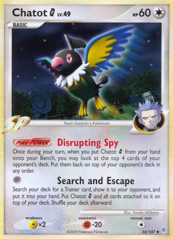 Chatot G · Supreme Victors 54/147