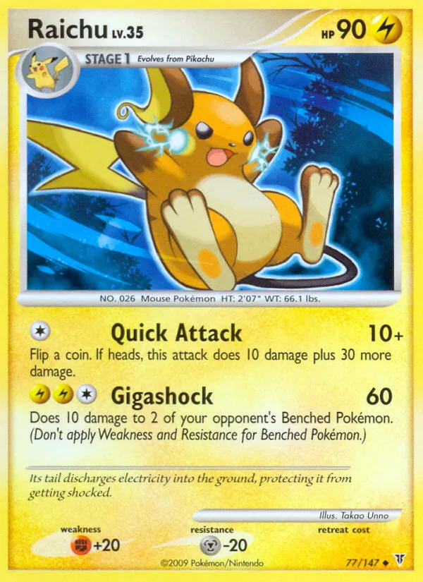 Raichu · Supreme Victors 77/147
