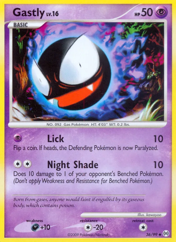 Gastly · Arceus 36/99