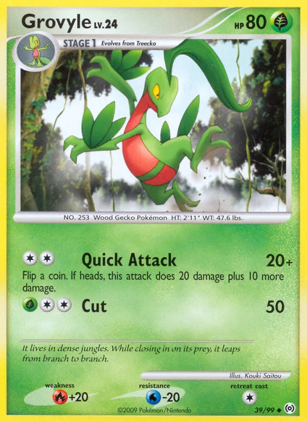 Grovyle · Arceus 39/99