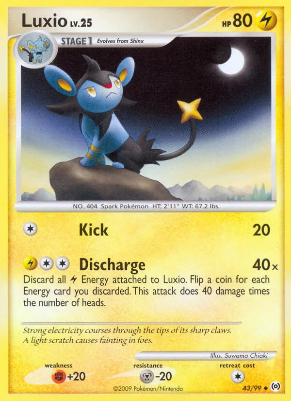 Luxio · Arceus 43/99
