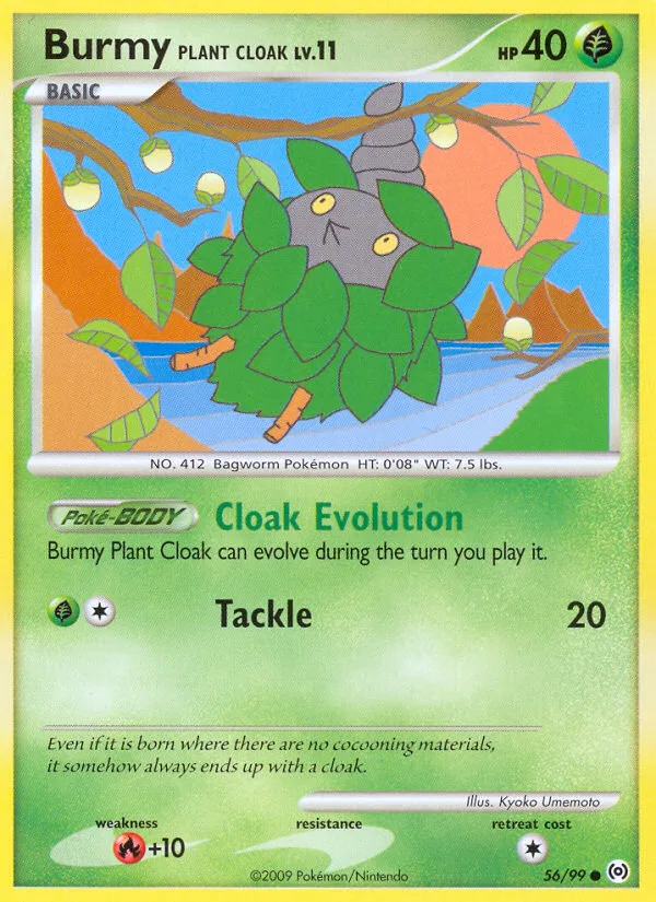 Burmy Plant Cloak · Arceus 56/99