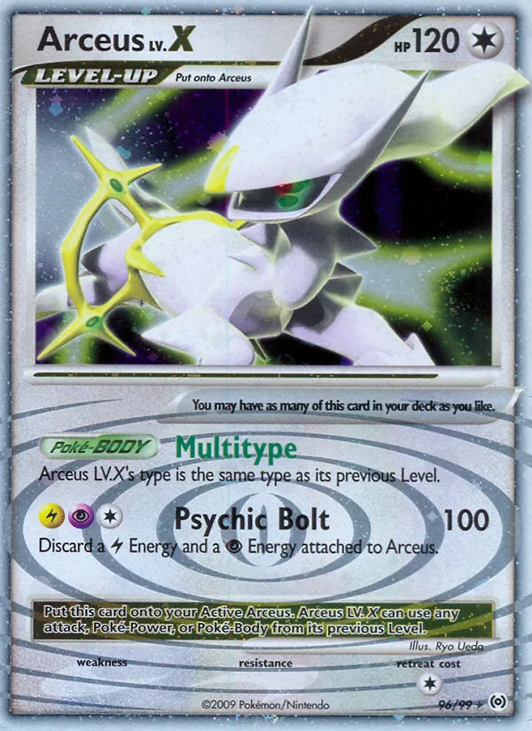 Arceus LV.X · Arceus 96/99