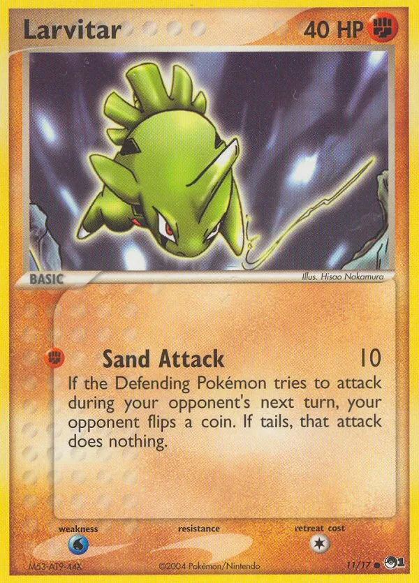 Larvitar · POP Series 1 11/17