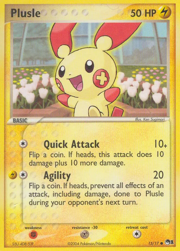 Plusle · POP Series 1 13/17