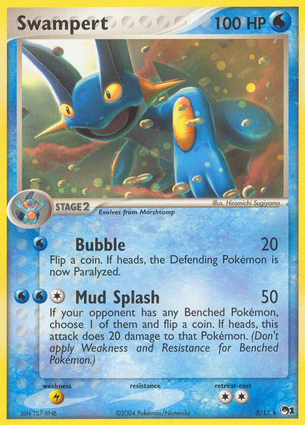 Swampert · POP Series 1 5/17