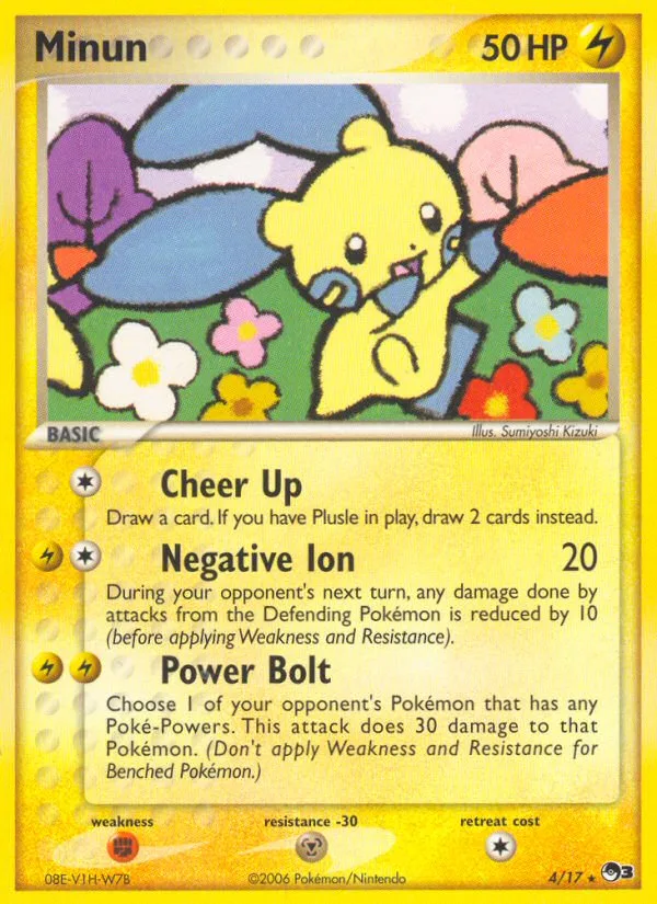Minun · POP Series 3 4/17