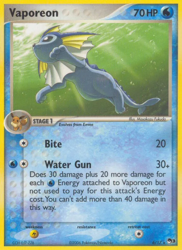 Vaporeon · POP Series 3 6/17