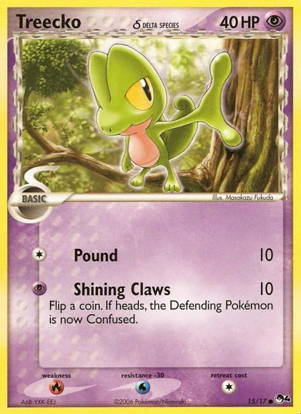 Treecko δ · POP Series 4 15/17