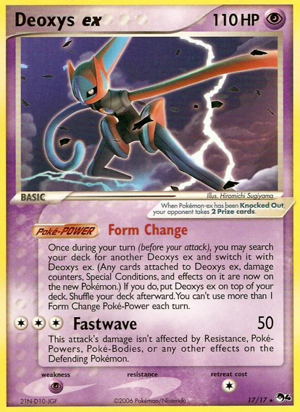 Deoxys ex · POP Series 4 17/17
