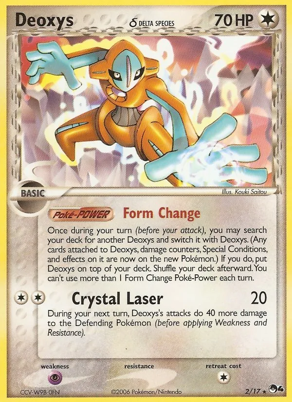Deoxys δ · POP Series 4 2/17