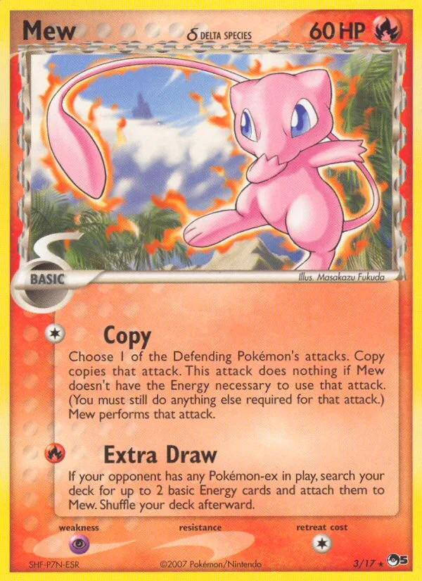 Mew δ · POP Series 5 3/17