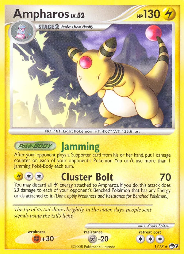 Ampharos · POP Series 7 1/17