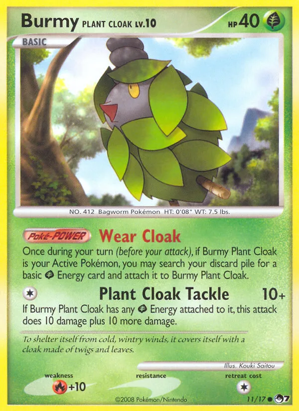 Burmy Plant Cloak · POP Series 7 11/17