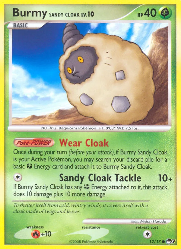Burmy Sandy Cloak · POP Series 7 12/17