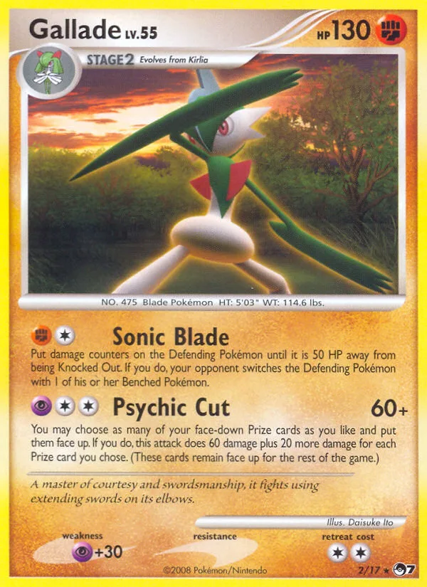 Gallade · POP Series 7 2/17