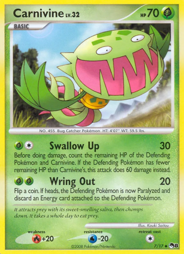 Carnivine · POP Series 8 7/17