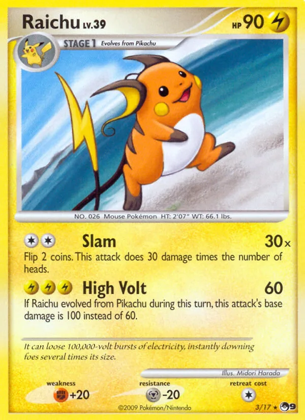 Raichu · POP Series 9 3/17