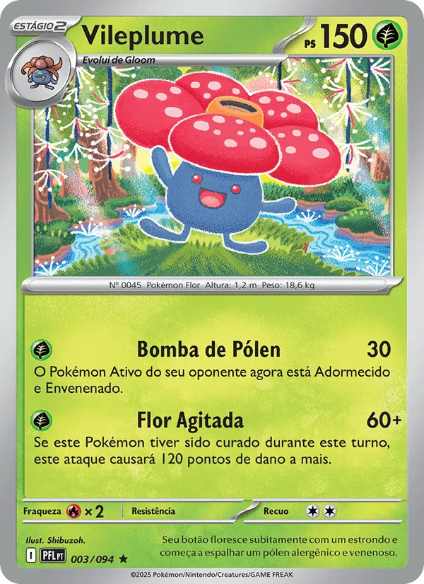Vileplume · Fogo Fantasmagórico 003/94