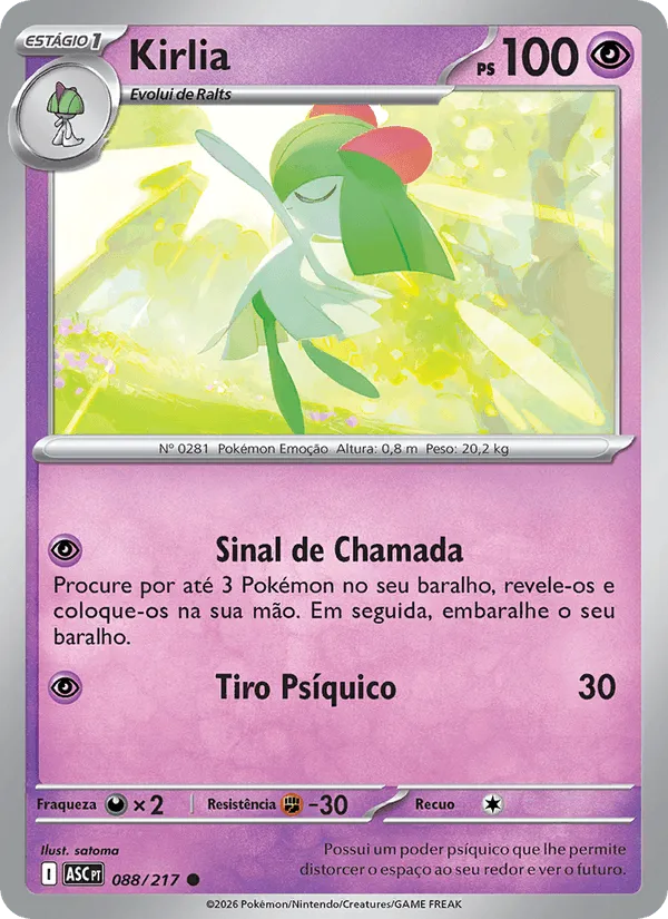 Kirlia · Heróis Excelsos 088/217