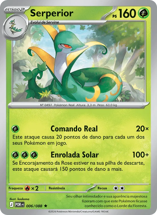 Serperior · Equilíbrio Perfeito 006/88