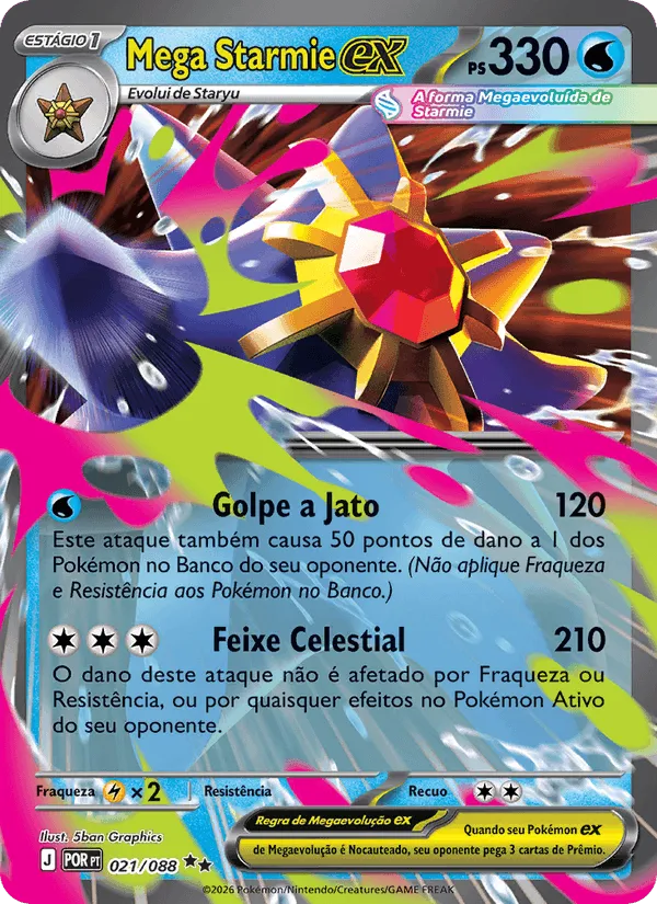 Mega Starmie ex · Equilíbrio Perfeito 021/88