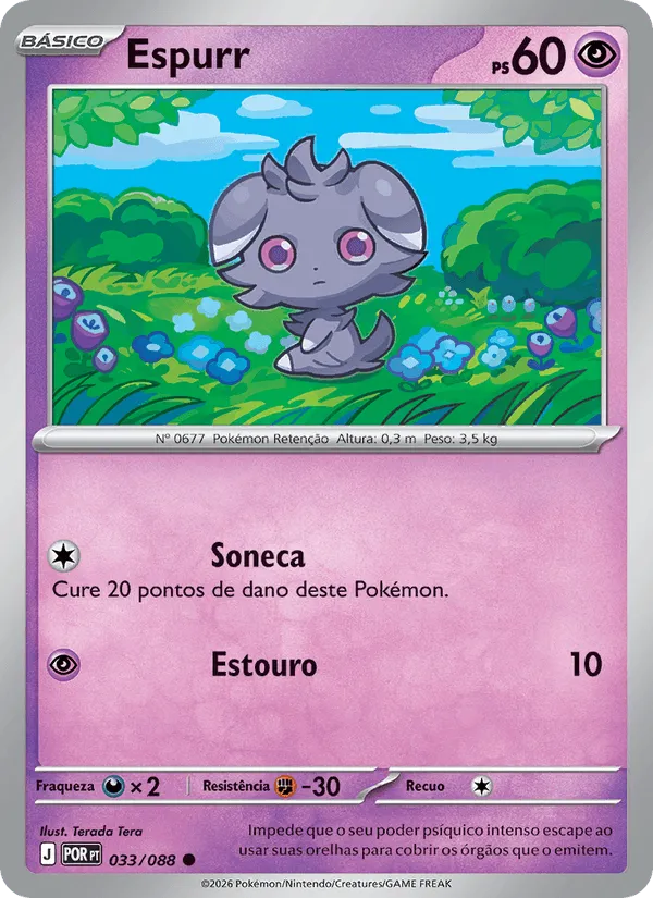 Espurr · Equilíbrio Perfeito 033/88
