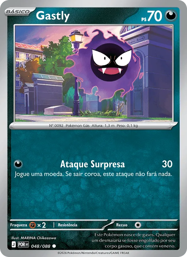 Gastly · Equilíbrio Perfeito 048/88