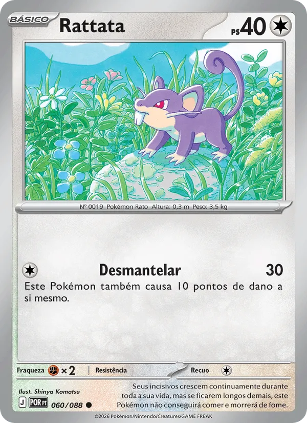 Rattata · Equilíbrio Perfeito 060/88