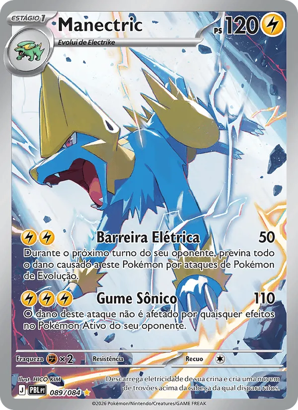 Manectric · Escuridão Absoluta 089/84