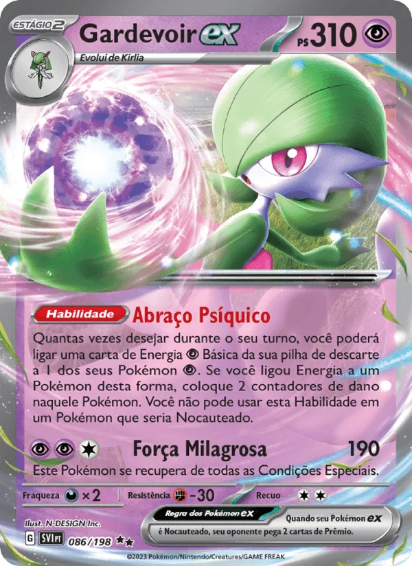 Gardevoir ex · Escarlate e Violeta 086/198