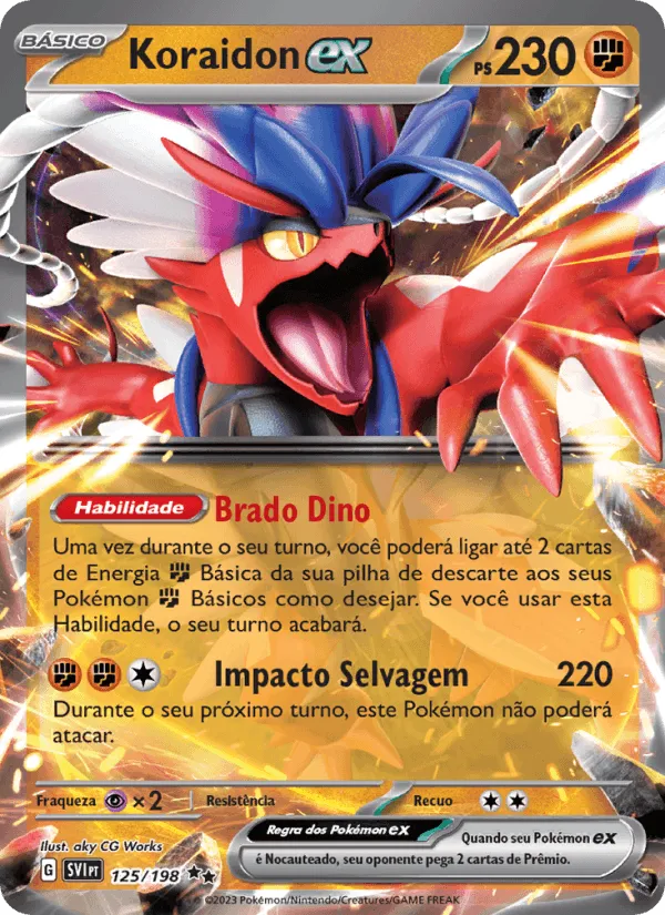 Koraidon ex · Escarlate e Violeta 125/198