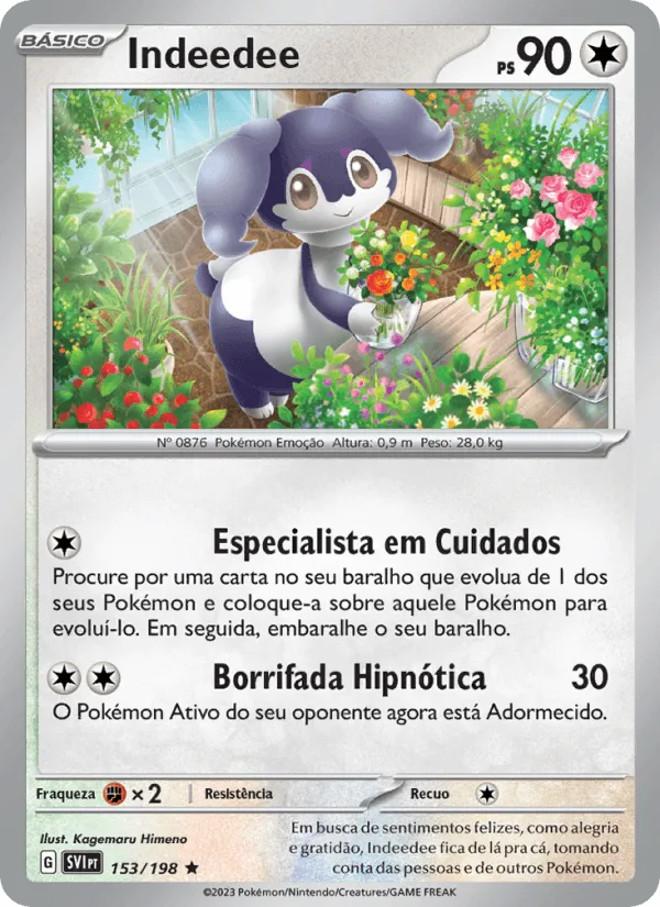 Indeedee · Escarlate e Violeta 153/198