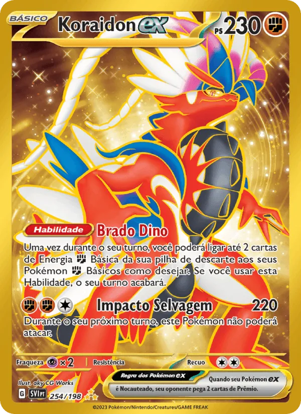 Koraidon ex · Escarlate e Violeta 254/198
