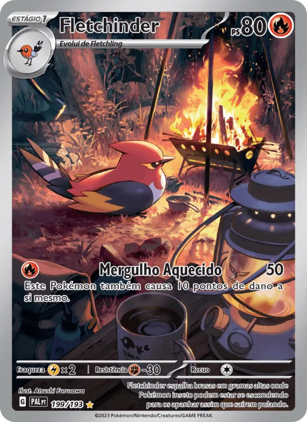 Fletchinder · Evoluções em Paldea 199/193