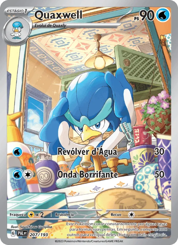 Quaxwell · Evoluções em Paldea 207/193