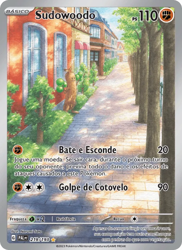Sudowoodo · Evoluções em Paldea 219/193