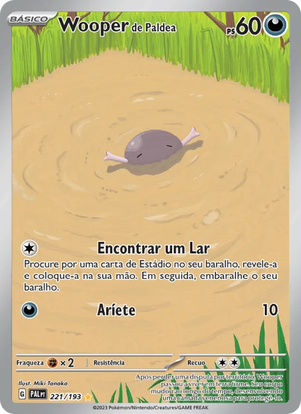 Wooper de Paldea · Evoluções em Paldea 221/193