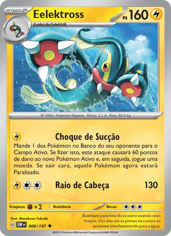 Eelektross · Obsidiana em Chamas 069/197