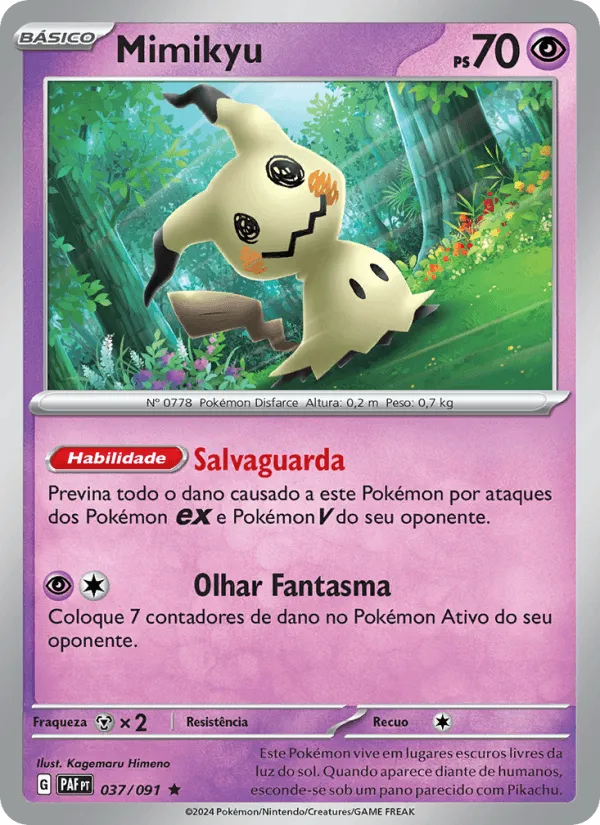Mimikyu · Destinos de Paldea 037/91
