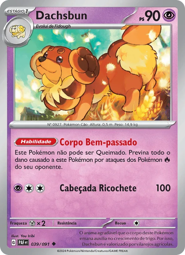Dachsbun · Destinos de Paldea 039/91