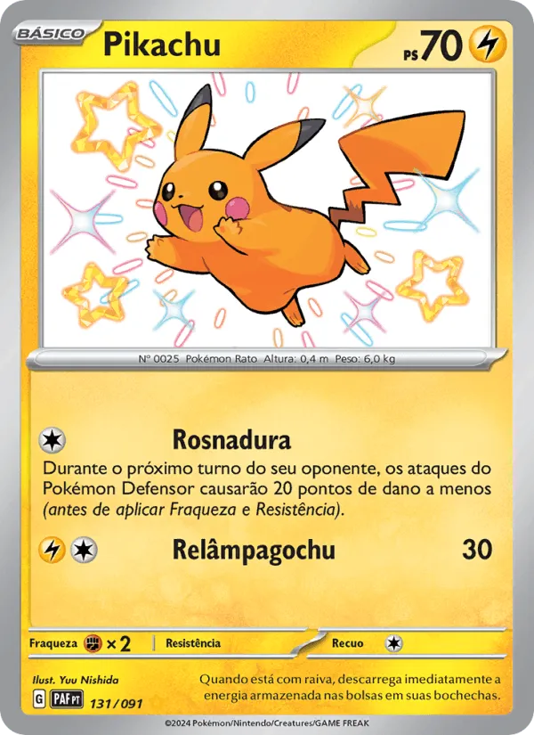 Pikachu · Destinos de Paldea 131/91