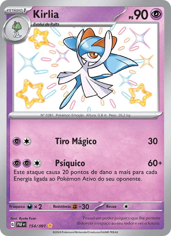 Kirlia · Destinos de Paldea 154/91