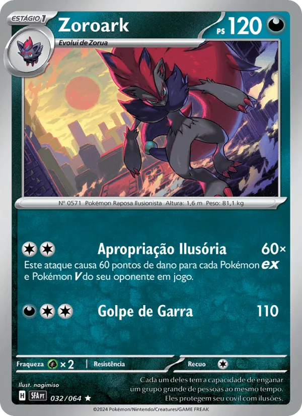 Zoroark · Fábulas Nebulosas 032/64