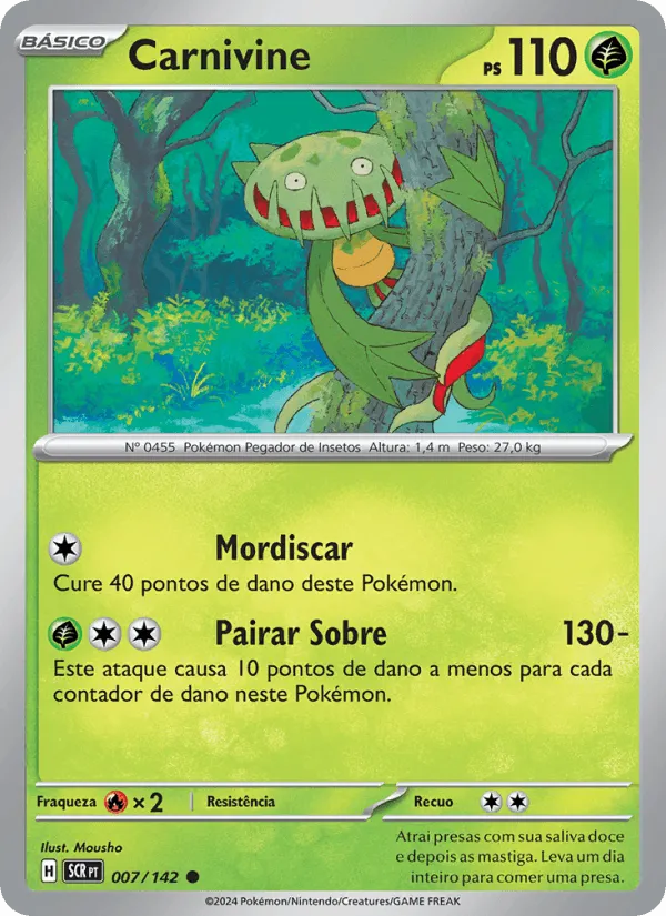 Carnivine · Coroa Estelar 007/142