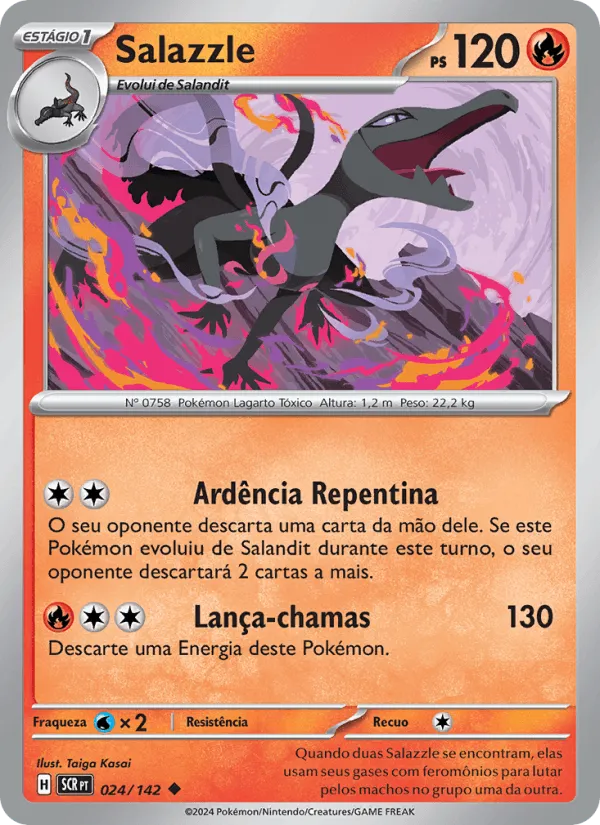 Salazzle · Coroa Estelar 024/142