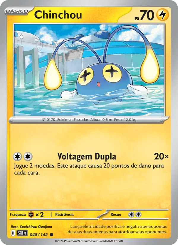 Chinchou · Coroa Estelar 048/142