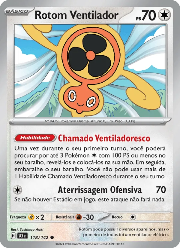 Rotom Ventilador · Coroa Estelar 118/142