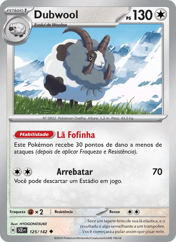 Dubwool · Coroa Estelar 125/142