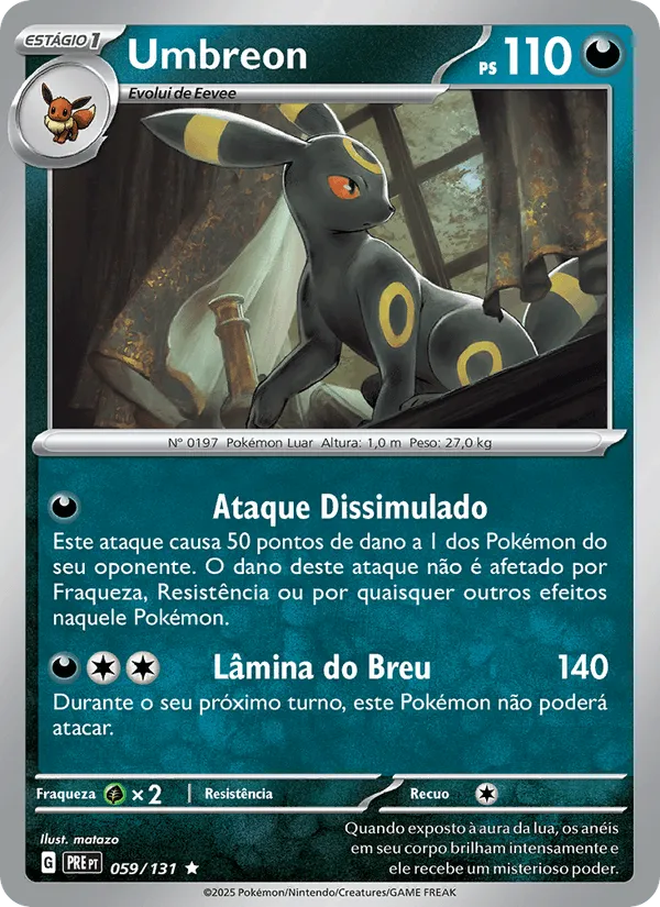 Umbreon · Evoluções Prismáticas 059/131